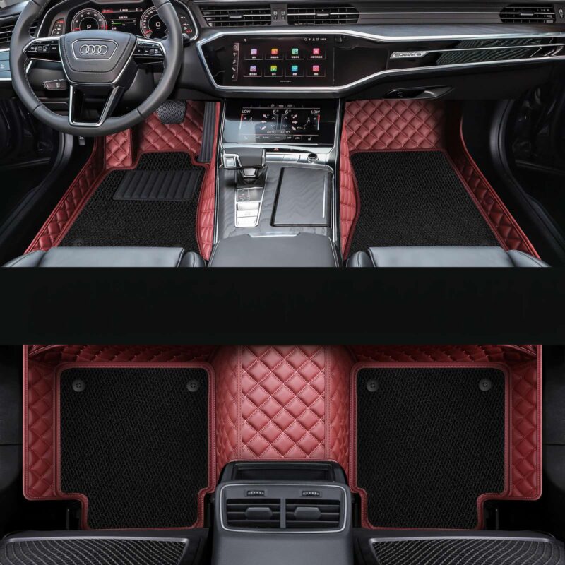 car floor mats Suitable Audi series full surround trunk car floor mats - Image 3