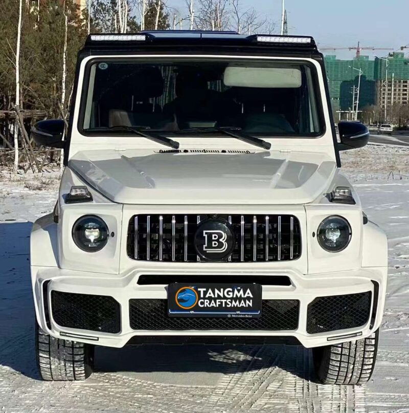 W464 Brabus G900 Kit 3D Scan Performance Body Parts for Benz G-Class W463 W464, Carbon Fiber Front Splitter, Rear Diffuser & Exhaust, 0 Cutting Fitment. - Image 7