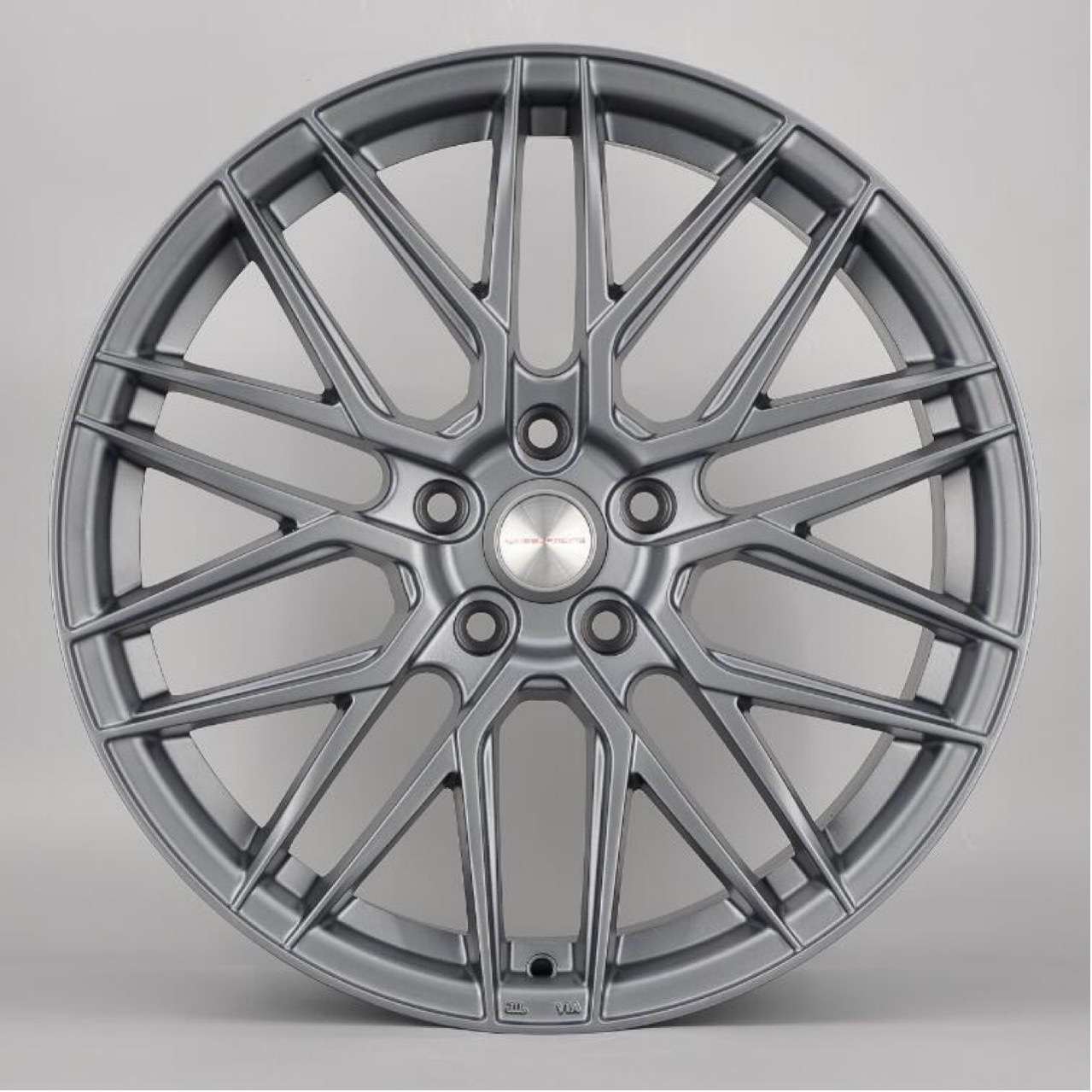 21 Inch Black and Red Concave Wheels