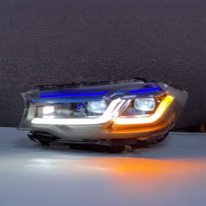 BMW G30 Blue Eyebrow Headlights