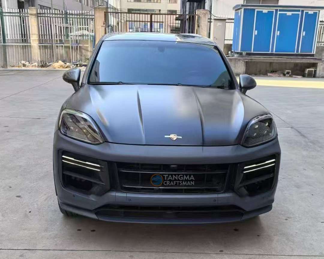 Cayenne old modified new 9Y0.2 Turbo GT front bumper assembly