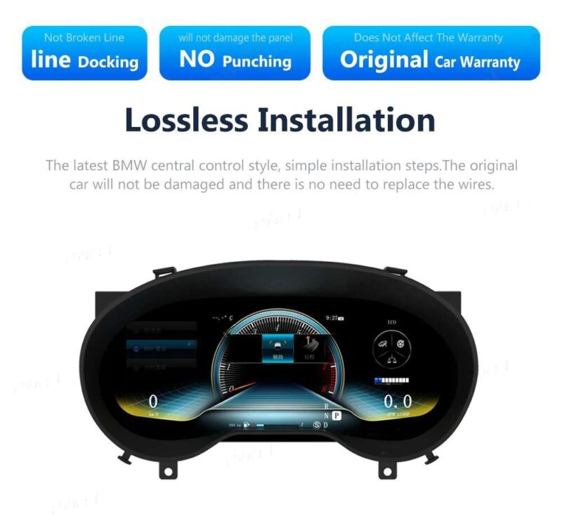 Benz instrument panel 12.3 LCD for GLA CLA: Premium Intelligent Digital Speed Display HD Dashboard Replacement. High-Resolution Modern Upgrade for Mercedes. - Image 8