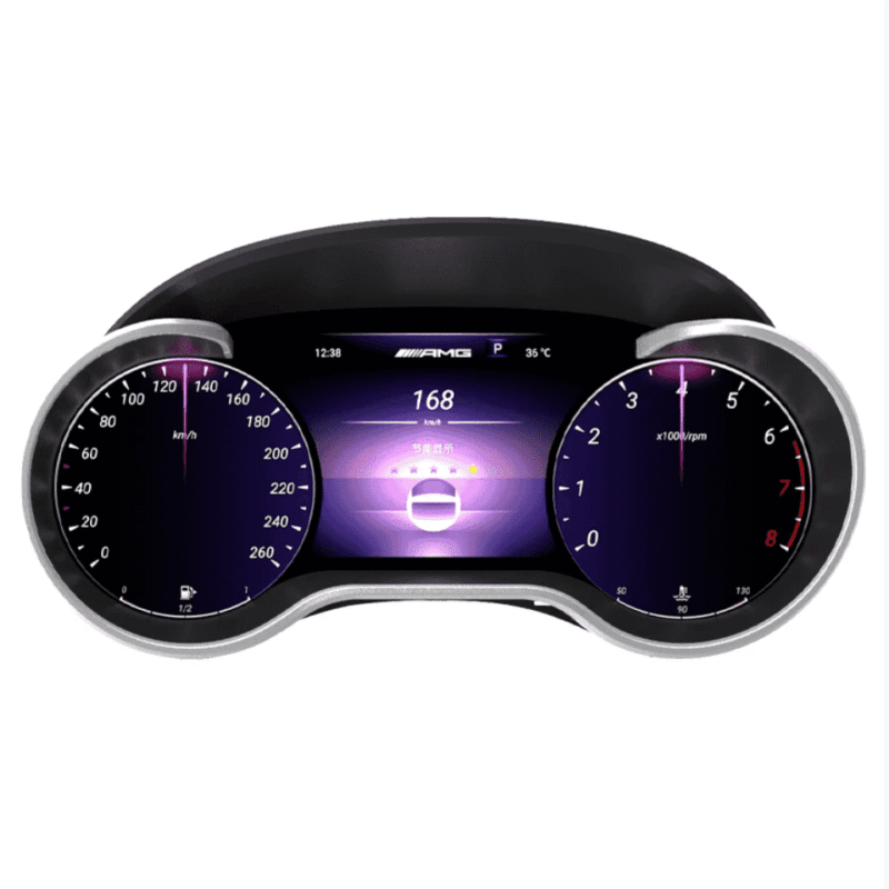 Benz instrument panel 12.3 LCD for GLA CLA: Premium Intelligent Digital Speed Display HD Dashboard Replacement. High-Resolution Modern Upgrade for Mercedes. - Image 2