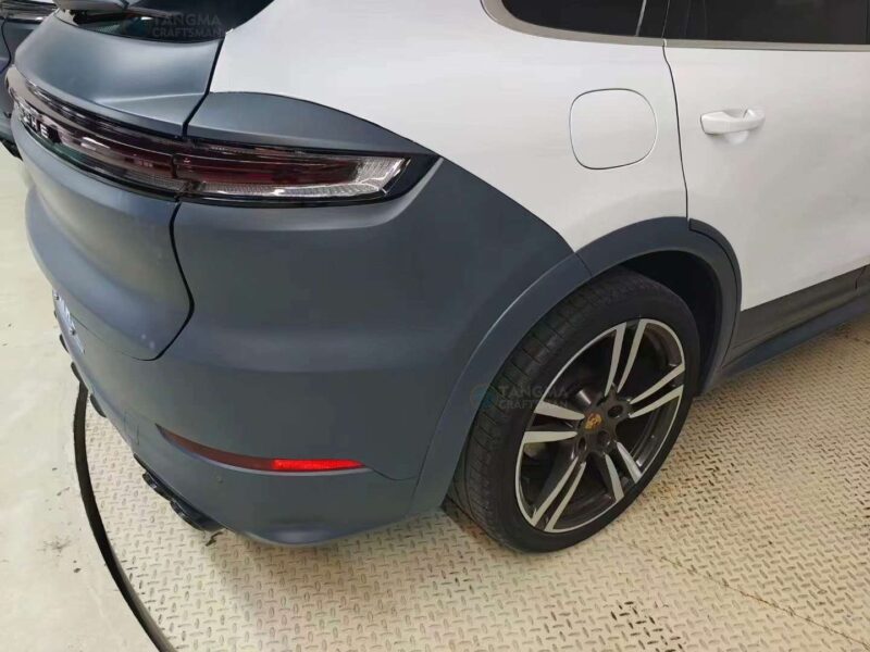 Porsche Cayenne modified 958 to 2024 body kit with 3D Laser-Engineered OEM fitment, Polymer Hybrid flares, and Turbine AirFlow™ design. Direct bolt-on. - Image 8