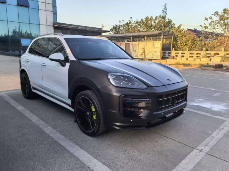 Porsche Cayenne modified 958 to 2024 body kit with 3D Laser-Engineered OEM fitment, Polymer Hybrid flares, and Turbine AirFlow™ design. Direct bolt-on. - Image 10