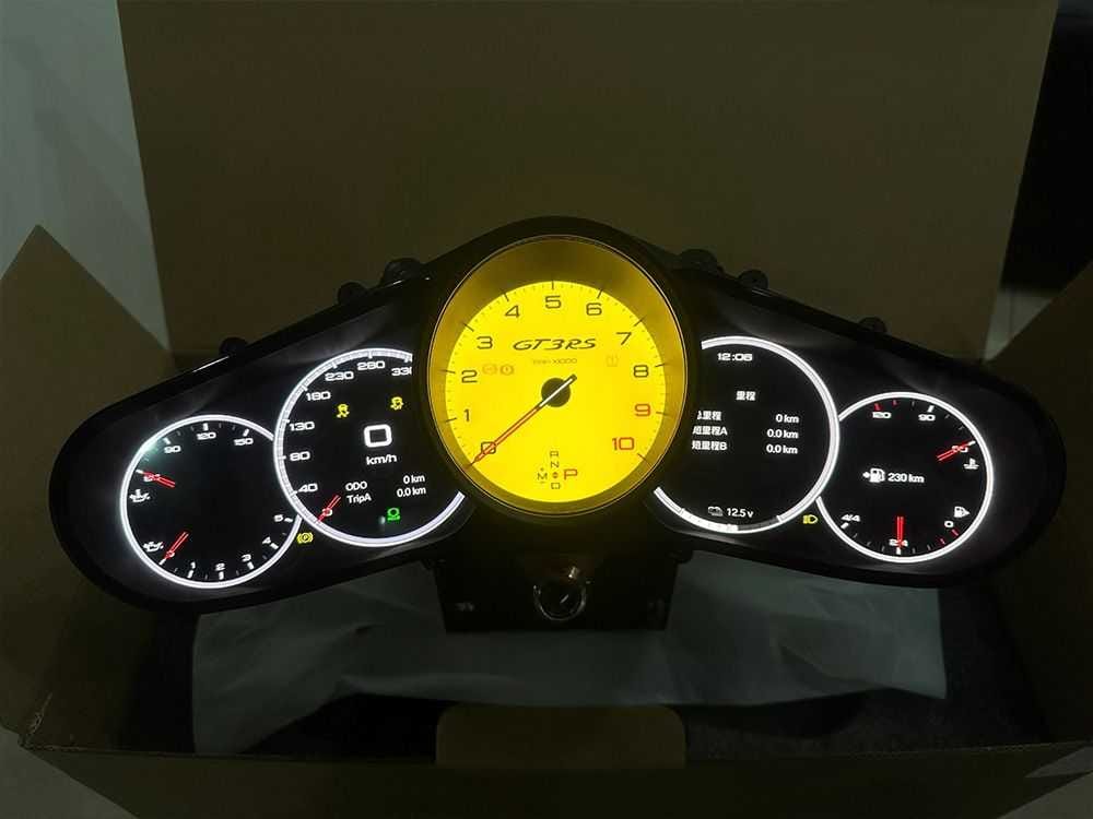 Porsche Cayenne dashboard replacement! 12.3-inch Full HD LCD