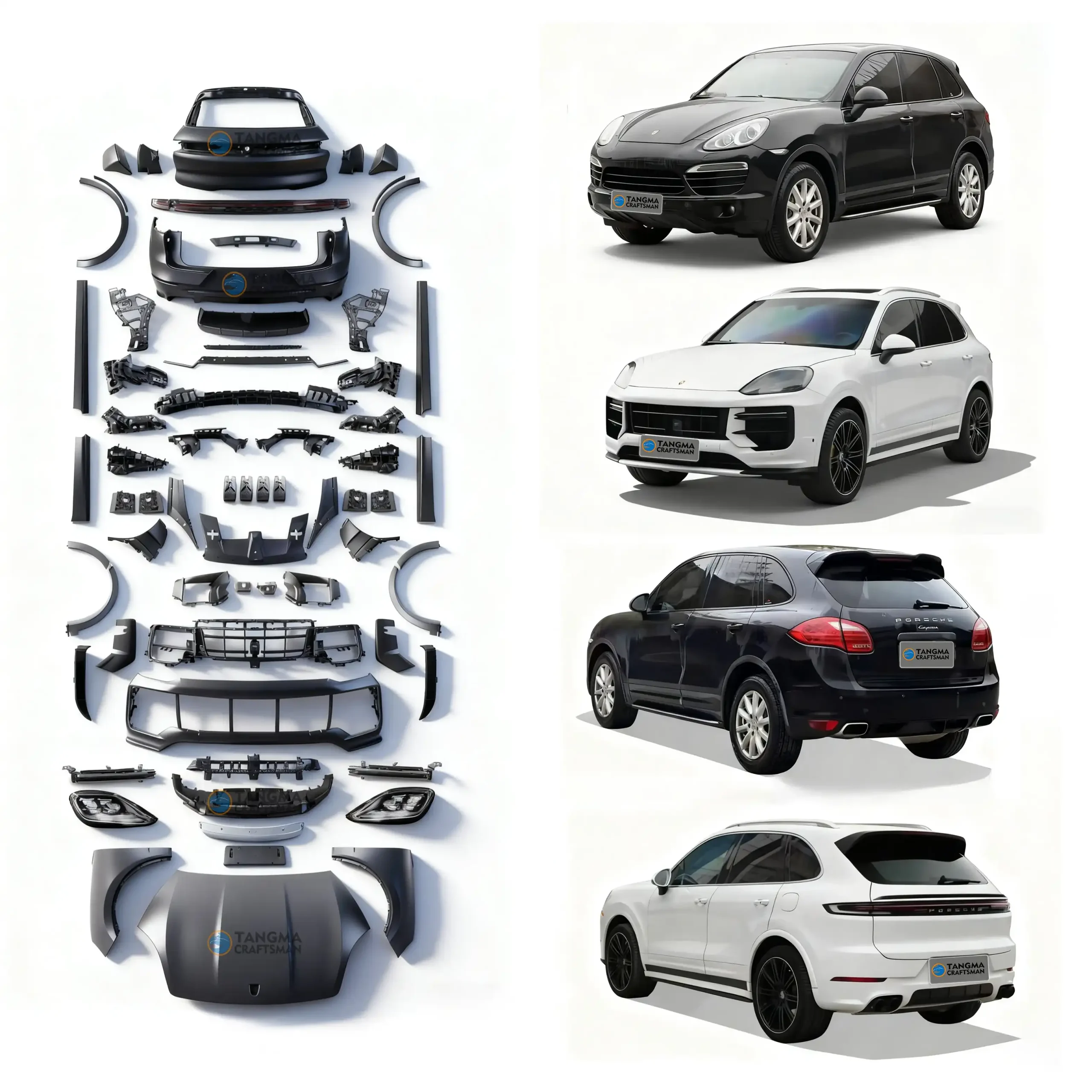 Porsche Cayenne modified 958 (2010-2018) → 2024 Style Widebody Conversion Kit 