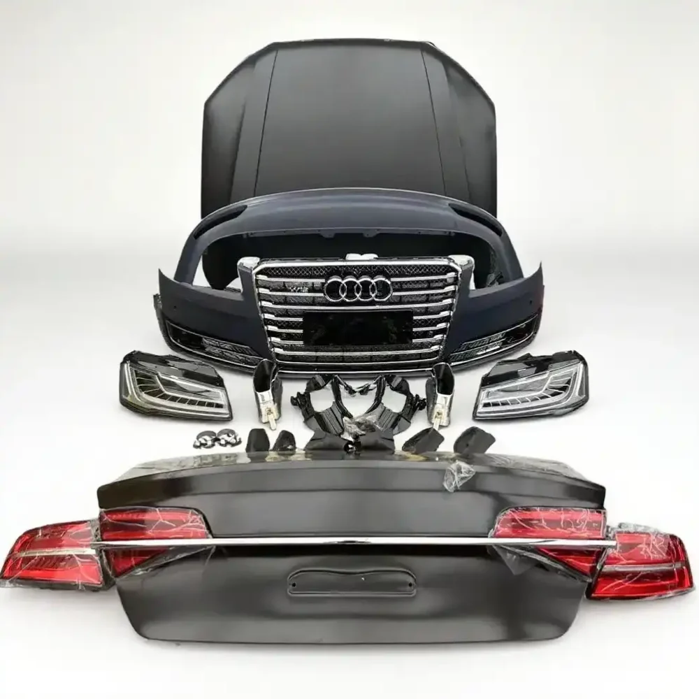 Audi A8 modified 13-16old S8 upgraded sports W12 modification kit Original Data 3D Scanning Accurate Adaptation