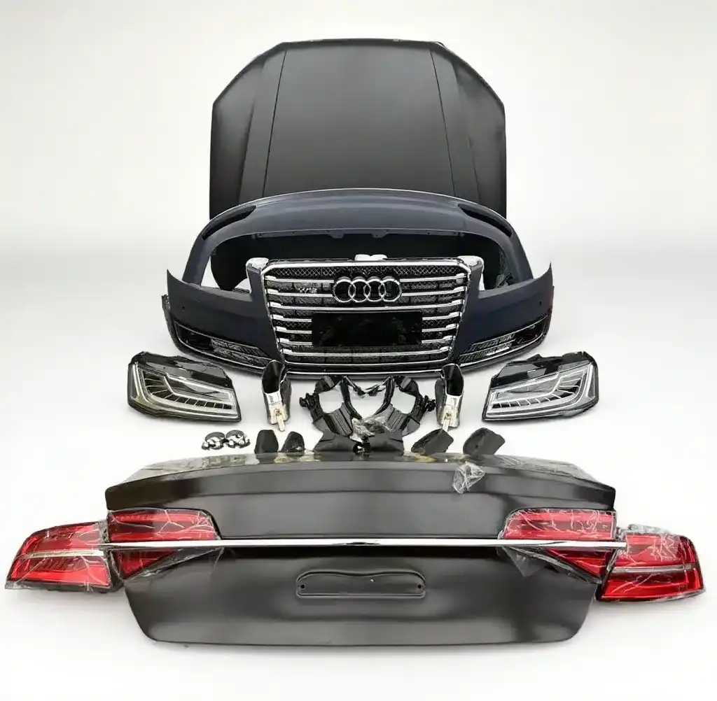 0 Audi A8 modified 13-16old S8 upgraded sports W12 modification kit Original Data 3D Scanning Accurate Adaptation