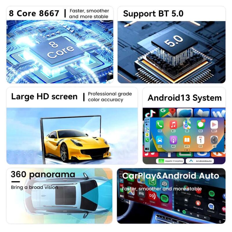 Porsche Macan dual screen 2014-17 upgraded new central control navigation HD screen - Image 4