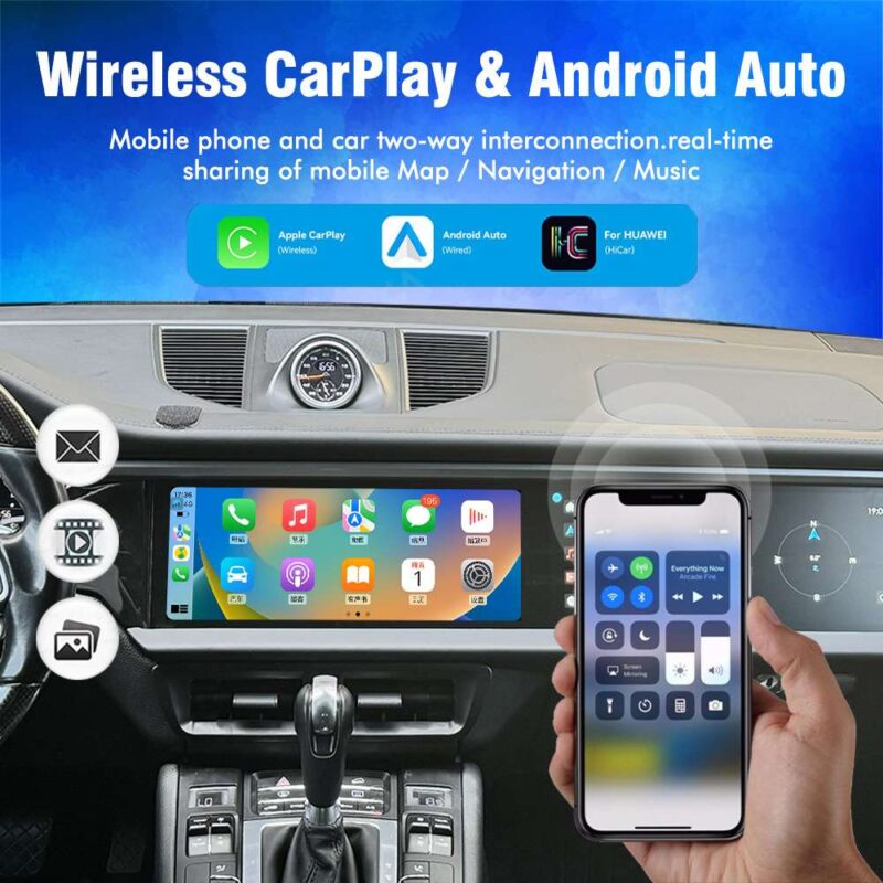 Porsche Macan dual screen 2014-17 upgraded new central control navigation HD screen - Image 5