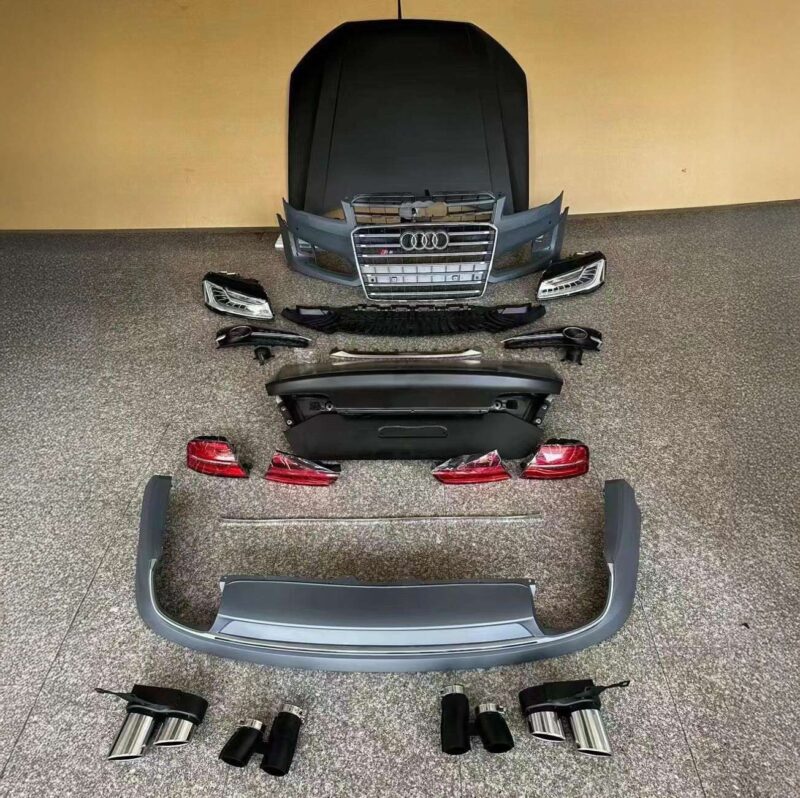 Audi A8 modified 11-18old S8 upgraded sports W12 modification kit Original Data 3D Scanning Accurate Adaptation - Image 4