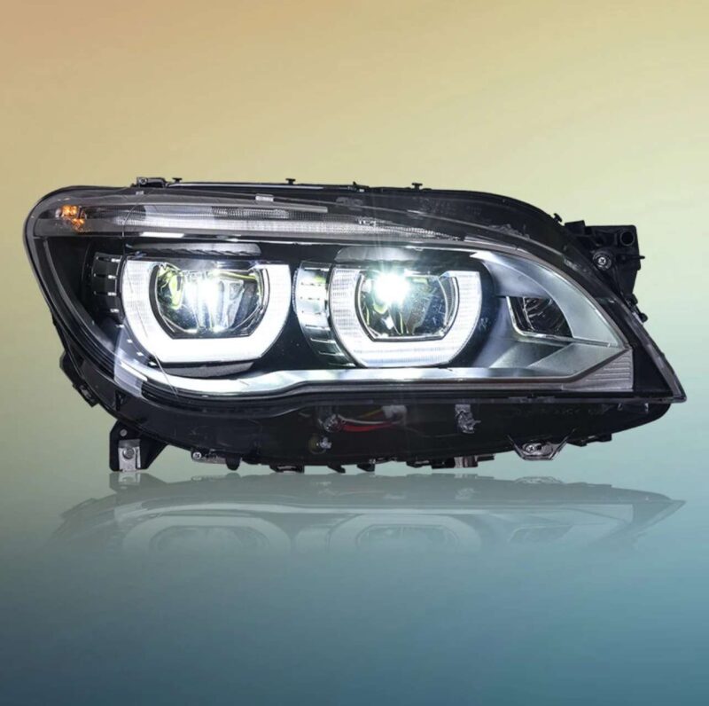 BMW F01 F02 M5 Style LED Headlights - 09-15 7 Series - Image 3