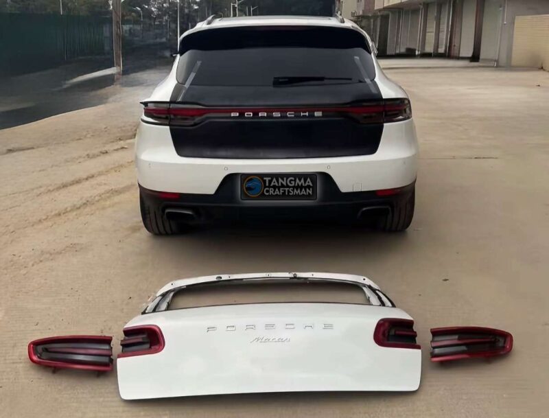 Porsche Macan modification 2023 body kit upgrade for 2012-2022 models, 3D scanning technology for precise fitment and professional aesthetic enhancement. - Image 5