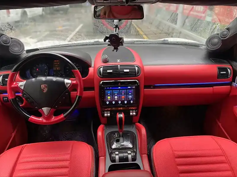 Porsche interior seat Bordeaux red modified upgrade Porsche interior seat Bordeaux red modified upgrade