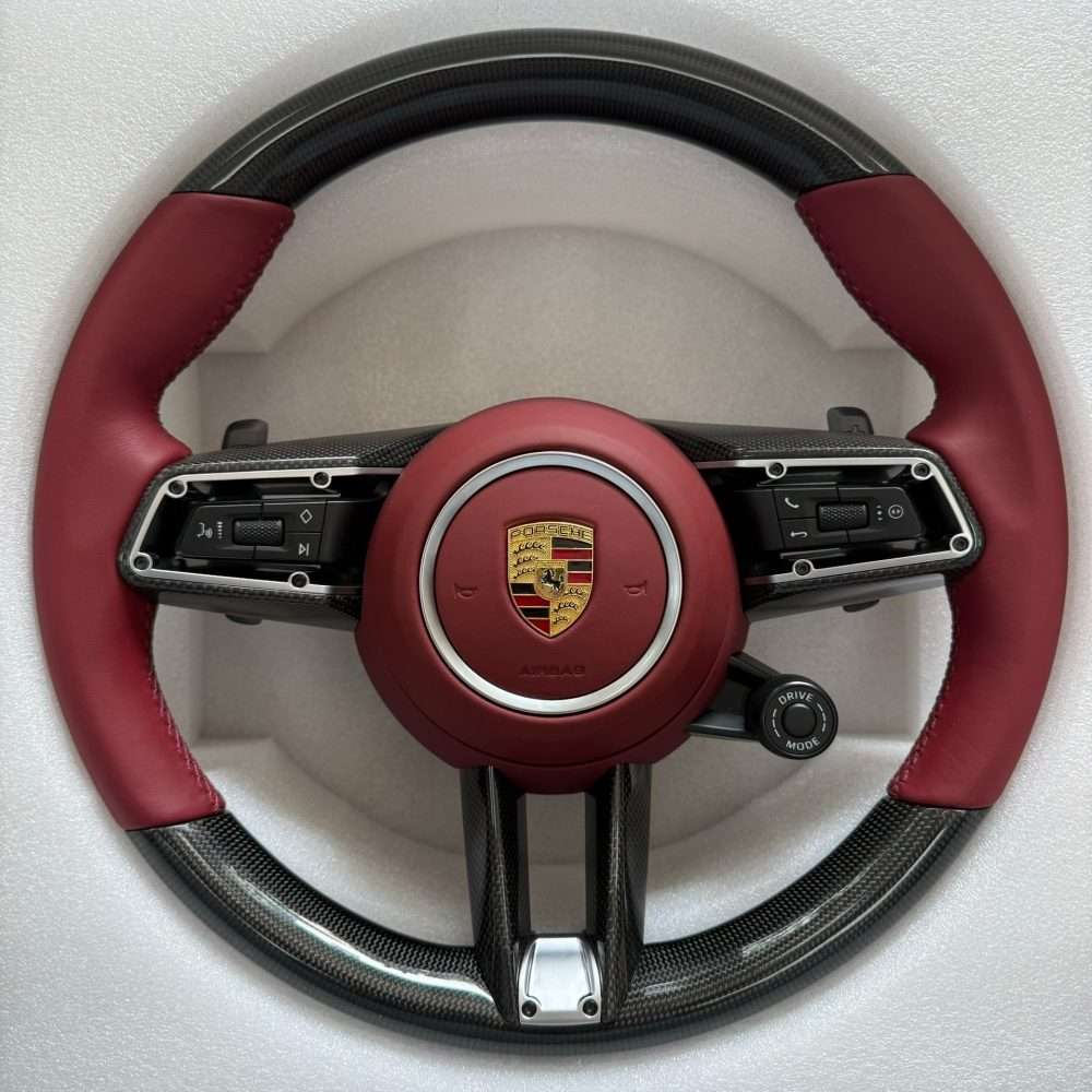 Porsche steering wheel new carbon fiber suitable for Cayenne Macan Panamera series modification