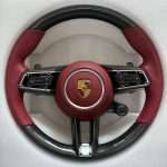 Porsche steering wheel new carbon fiber suitable for Cayenne Macan Panamera series modification