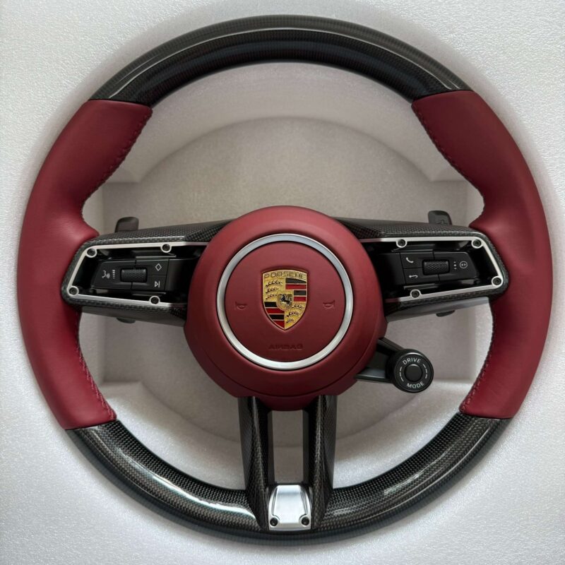 Porsche steering wheel new carbon fiber suitable for Cayenne Macan Panamera series modification - Image 2