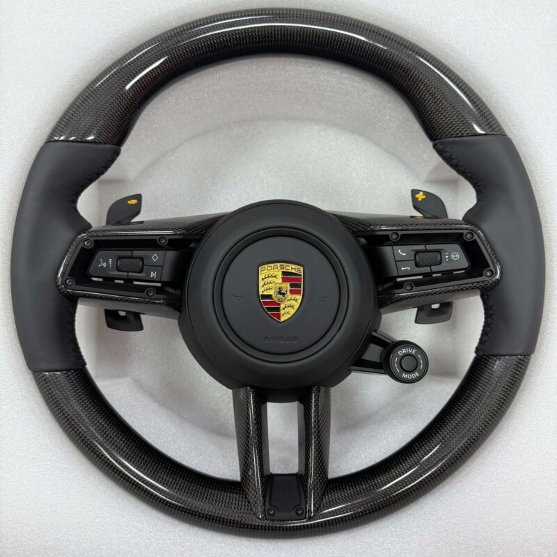 Porsche steering wheel new carbon fiber suitable for Cayenne Macan Panamera series modification - Image 6