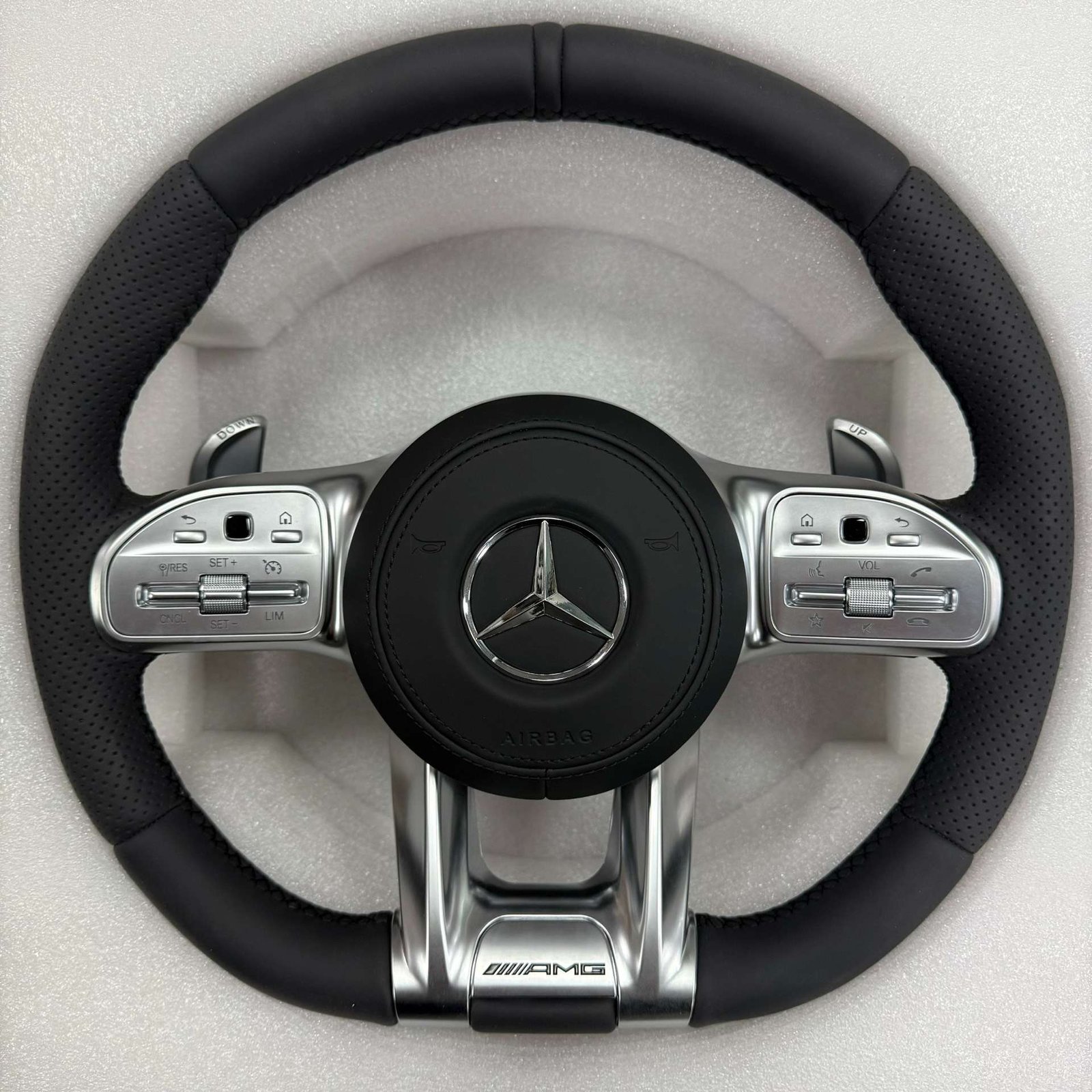 BENZ steering wheel upgrade - sport grip and profile
