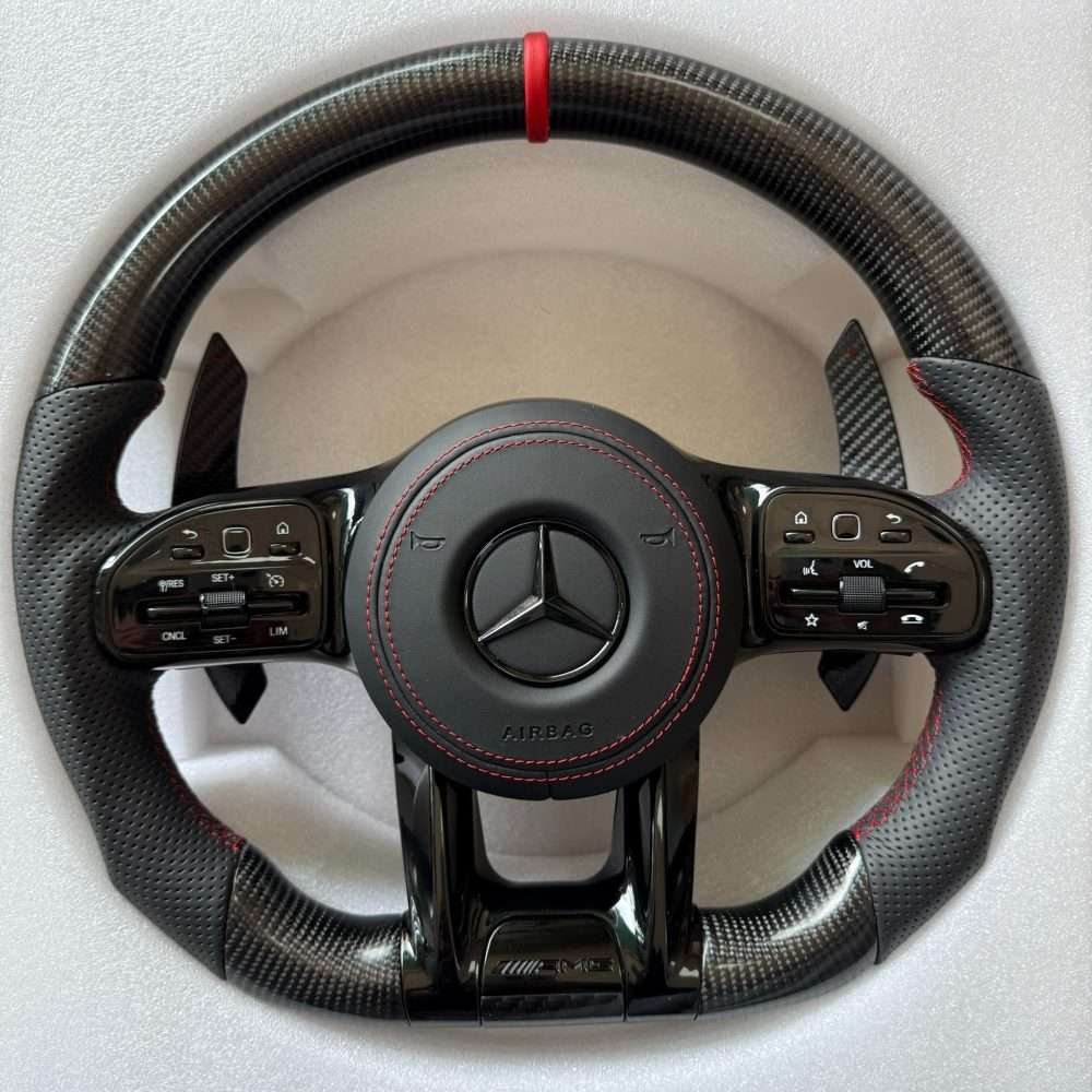 Mercedes-Benz AMG carbon fiber steering wheel full function