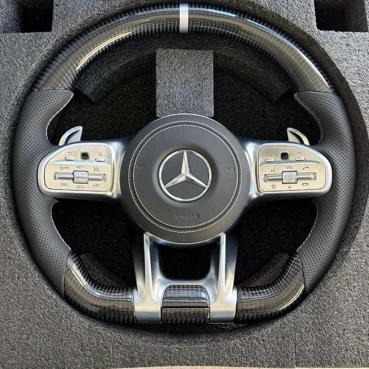 Benz AMG carbon fiber steering wheel
