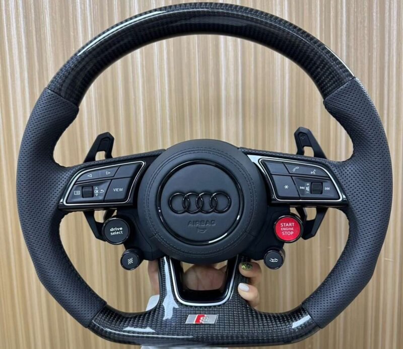 Audi carbon fiber steering wheel