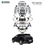 Cayenne old modified new 9Y0.2 Turbo GT front bumper assembly