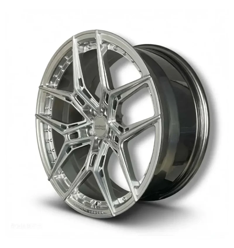 22 inch forged wheels Lightweight Alloy Rim for Trucks and SUVs – Matte Black/Gunmetal – JWL Certified - Image 4