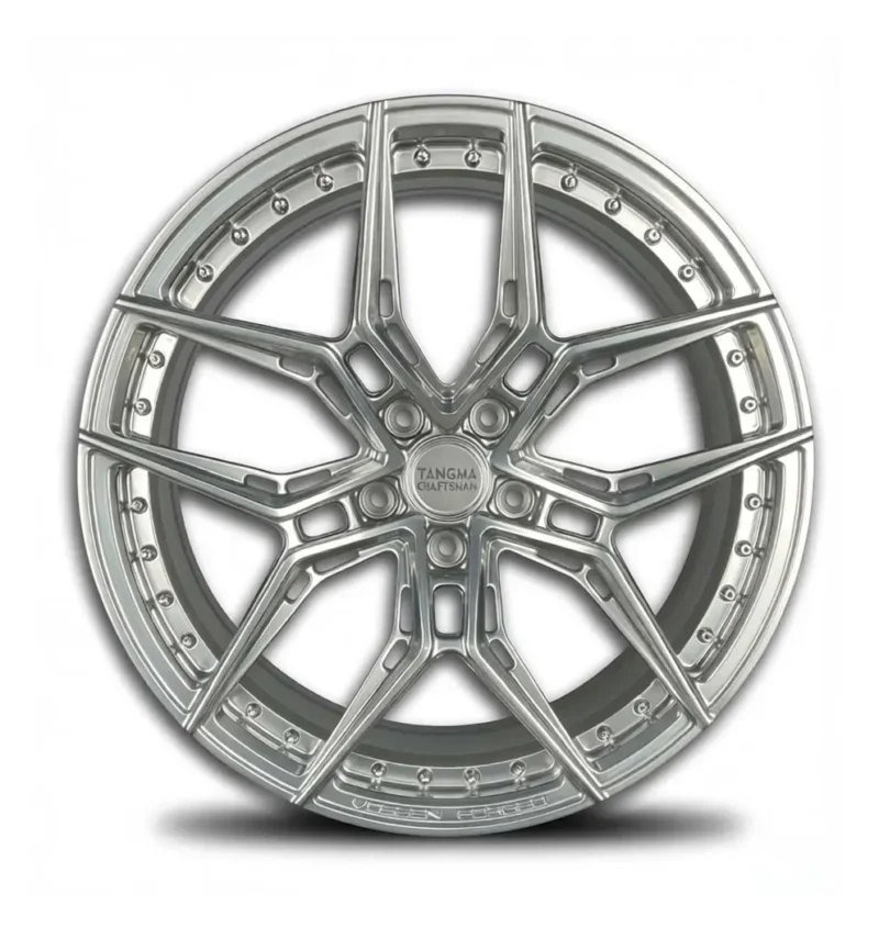 22 inch forged wheels Lightweight Alloy Rim for Trucks and SUVs – Matte Black/Gunmetal – JWL Certified