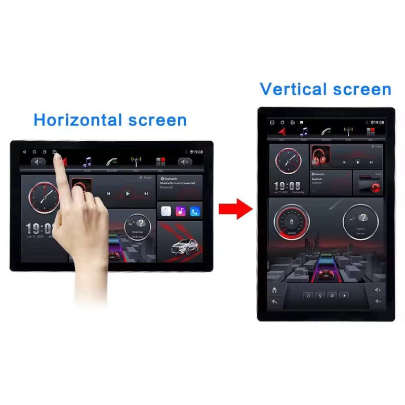 Car Multimedia System 360° Rotation with GPS Navigation 13 Inch Android Dual-core 1920×1200 Touch Screen for Audi BMW Ford Toyota - Radio Rear View Camera, Compatible with Android Auto and CarPlay - Image 5