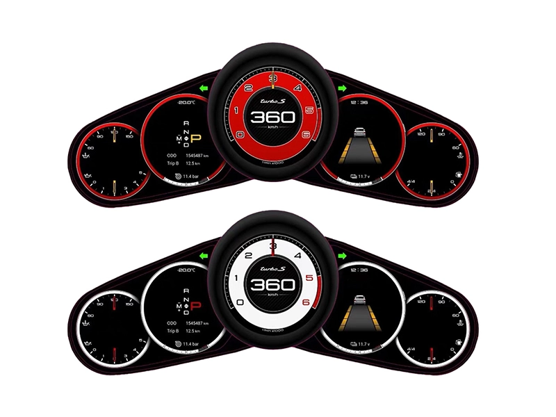 Porsche Cayenne dashboard replacement! 12.3-inch Full HD LCD