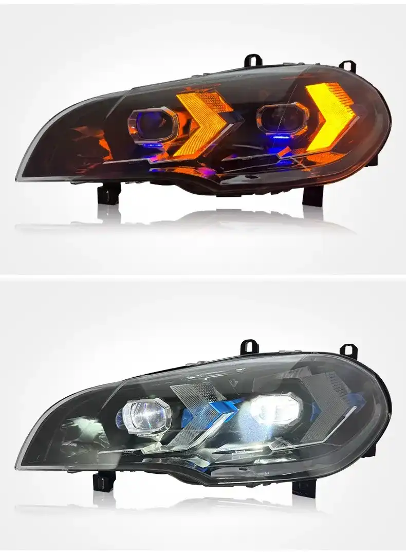 BMW X5 E70 headlight upgrade assembly
