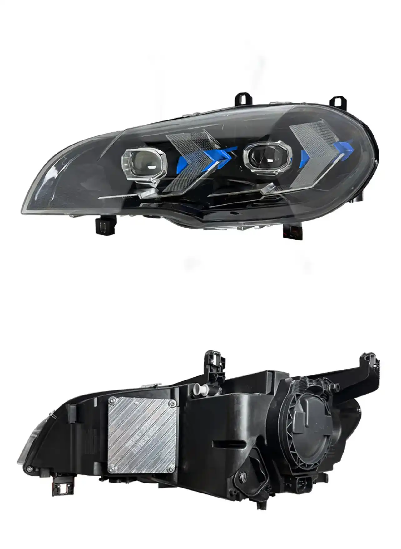 BMW X5 E70 headlight upgrade assembly