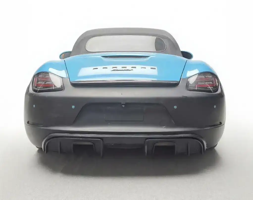 Porsche 987 old model to 718 new model appearance kit, including front bumper assembly, rear spoiler, tailpipe, side air vents, perfect fit for 987 series models