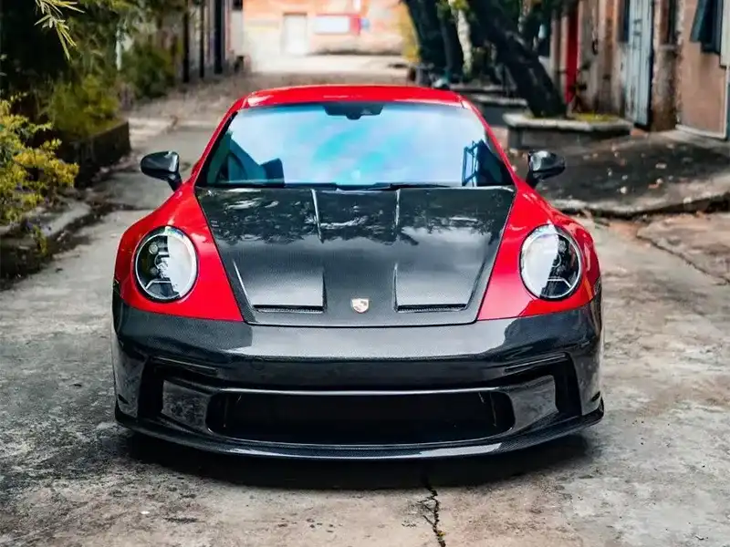 0Porsche 911 dry carbon fiber modification Porsche 911 dry carbon fiber modification