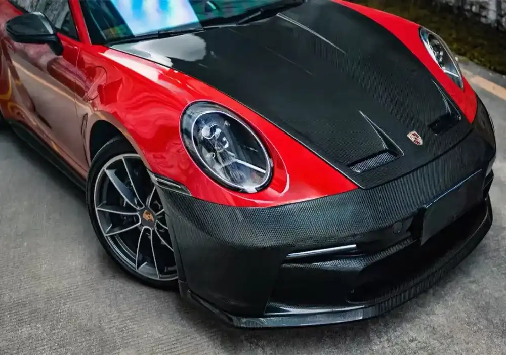 Porsche 911 dry carbon fiber modification