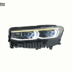 16+ BMW G12 LED Headlights Blue Frame DRL Assembly