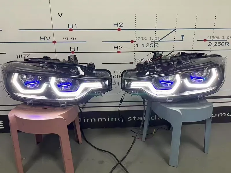 13+ BMW 3 Series GT LED Headlights F34 DRL Sequential
