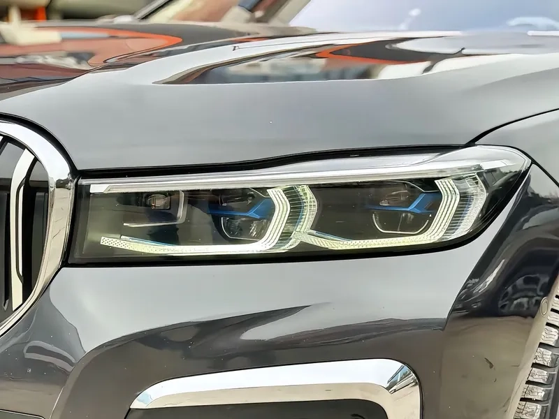 16+ BMW G12 LED Headlights Blue Frame DRL Assembly