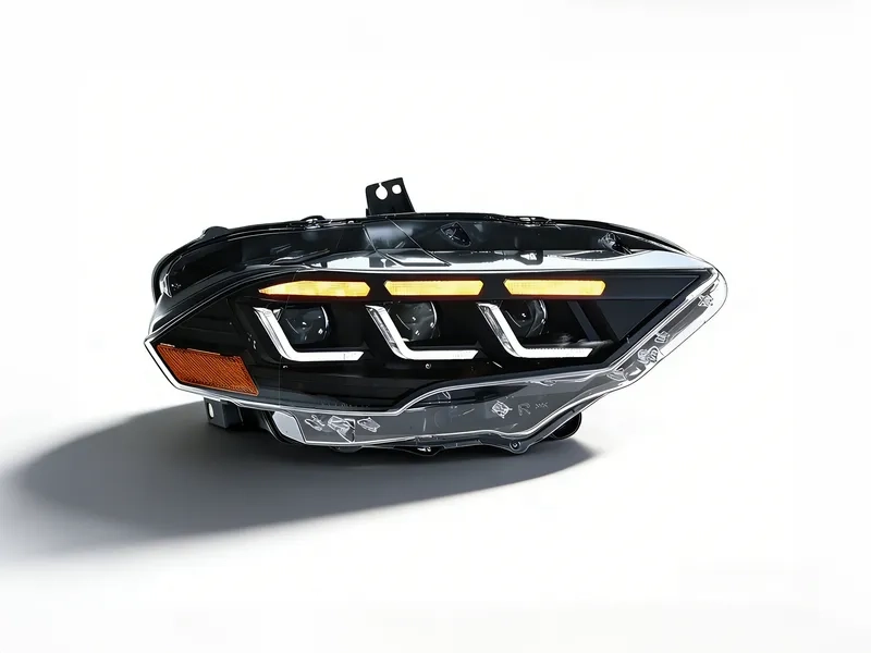 18+ Ford Mustang LED Headlights with DRL Projector