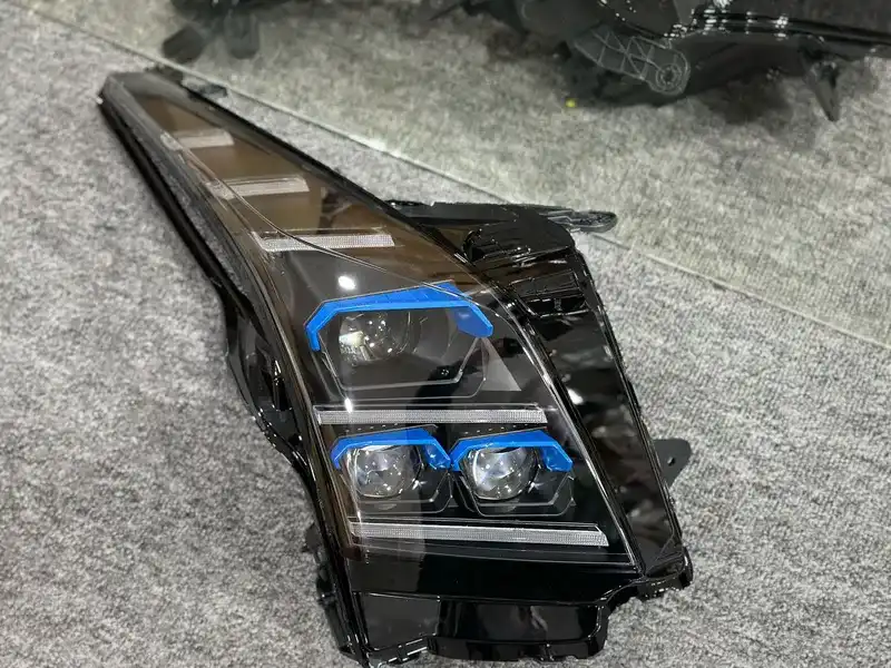 14+ Cadillac ATS LED Headlights Blue DRL Sequential