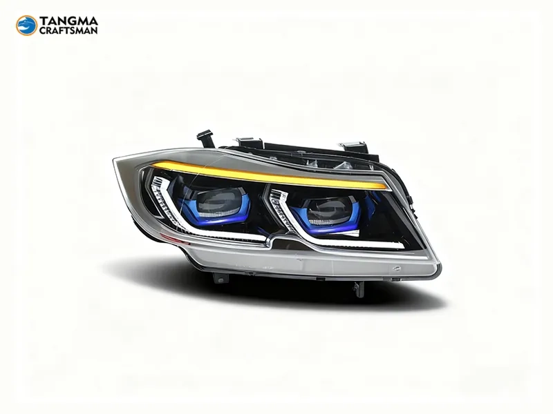 05+ BMW 3 Series E90 LED Headlights Sequential DRL