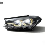 18+ BMW G30 LED Headlights Blue DRL Dual-Color Icon Style