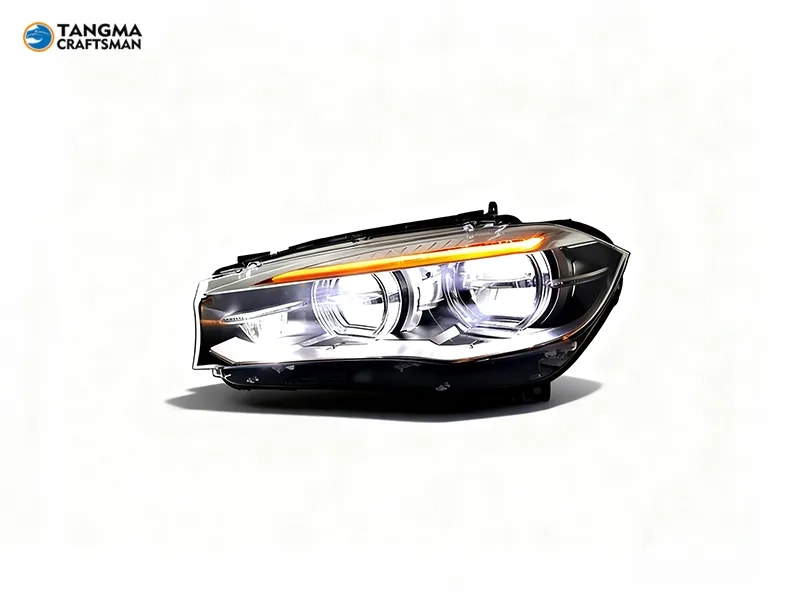 14+ BMW X5 X6 Full LED Headlight DRL Assembly