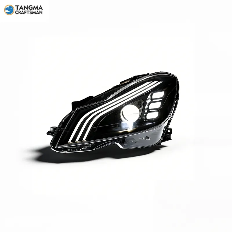 11+ Mercedes W204 Headlights Maybach Style LED