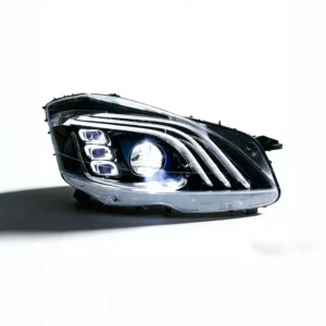 06+ Mercedes S-Class LED Headlights W221 3-Bar DRL