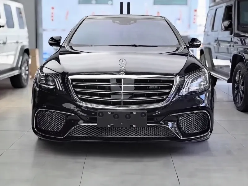 14+ S-Class W222 Headlights Maybach Style LED DRL