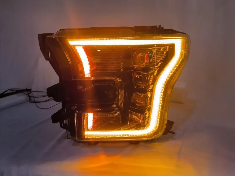 15+ Ford Raptor F150 LED Projector Headlights DRL