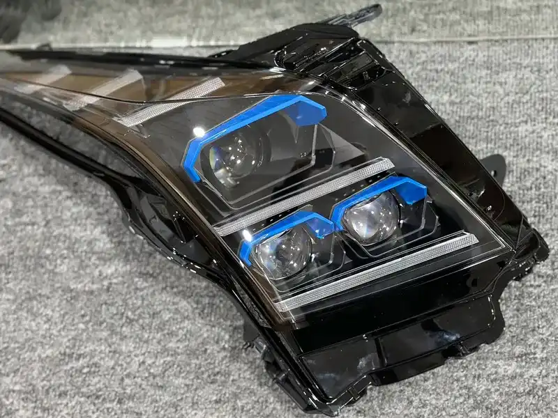 14+ Cadillac ATS LED Headlights Blue DRL Sequential